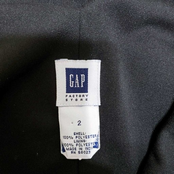 Gap Black V Neck Sleeveless Dress Size 2 - Picture 4 of 4